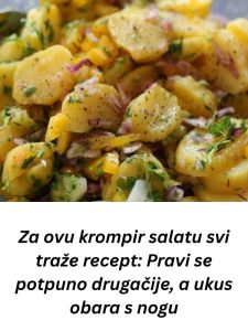 Za ovu krompir salatu svi traže recept: Pravi se potpuno drugačije, a ukus obara s nogu - content image