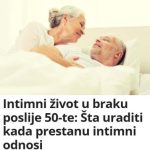 KAKO INTIMNI ODNOSI UTJEČU NA TIJELO NAKON 50-E: Studije su pokazale mnoge prednosti za psihičko i fizičko zdravlje KAKO INTIMNI ODNOSI UTJEČU NA TIJELO NAKON 50-E: Studije su pokazale mnoge prednosti za psihičko i fizičko zdravlje - featured image