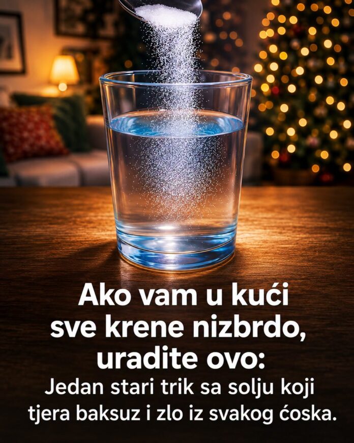 Ako vam u kući sve krene nizbrdo – Stari trik sa solju koji „tjera baksuz“ - featured image Ako vam u kući sve krene nizbrdo – Stari trik sa solju koji „tjera baksuz“ - featured image